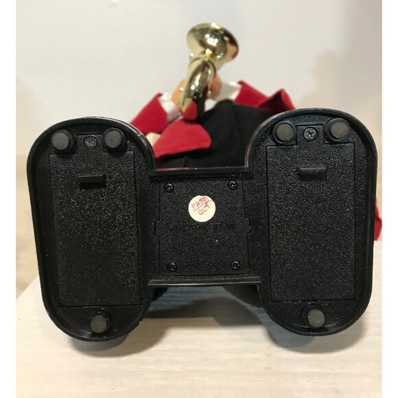 Animated Jazz Santa Claus Saxaphone Velvet Suit Jingle Bells 15" READ - Picture 10 of 10